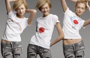 Un T-shirt de créateur dans ELLE pour soutenir le Japon