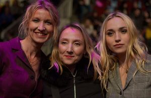 Audrey Lamy, et Alexandra Lamy et sa fille Chloé : complicité au festival de l’Alpe d’Huez !