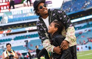 Beyoncé, Jay-Z et leur fille Blue Ivy réunis dans les tribunes du Super Bowl