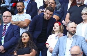 David Beckham et sa fille Harper : complicité père-fille dans les tribunes du Havre !