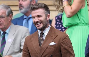 David Beckham : sortie en famille à Wimbledon