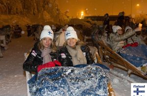Finland Trophy : Valérie Trierweiler, Laury Thilleman et Christophe Beaugrand dans le grand froid pour la bonne cause