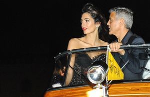 George et Amal Clooney : les amoureux de Venise 