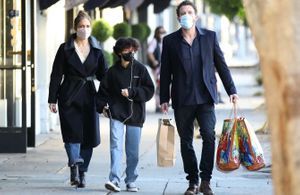 Jennifer Lopez et sa fille en sortie shopping avec Ben Affleck