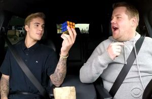 Justin Bieber, pro du Rubik’s Cube dans la voiture de James Corden