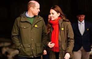 Kate et William en visite dans une ferme au Pays de Galles 