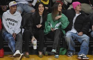Kendall Jenner, Hailey et Justin Bieber réunis dans les tribunes d’un match de basket