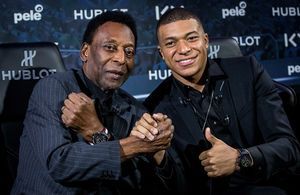 Kylian Mbappé et Pelé : rencontre cinq étoiles !