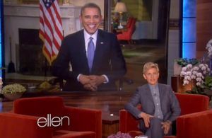Barack Obama, jaloux du selfie d'Ellen DeGeneres aux Oscars
