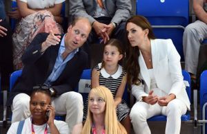 La sortie en famille du prince William et de Kate Middleton avec la princesse Charlotte aux Jeux du Commonwealth 