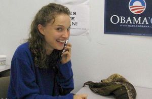 Natalie Portman soutient activement Barack Obama !