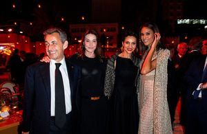 Les Sarkozy font la fête avec Johnny Depp, Victoria Beckham et Cindy Bruna