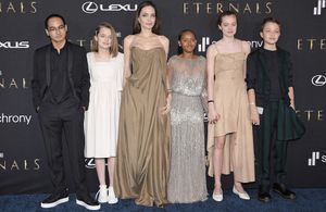 Shiloh, Vivienne, Knox, Zahara… Angelina Jolie entourée de ses enfants à l’avant-première de « The Eternals »