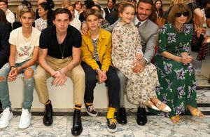 Les enfants Beckham font le buzz à la Fashion Week de Londres