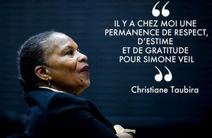 Christiane Taubira parle de Simone Veil : « Elle a été un phare pour moi »