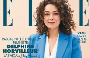 Delphine Horvilleur en couverture de ELLE cette semaine   