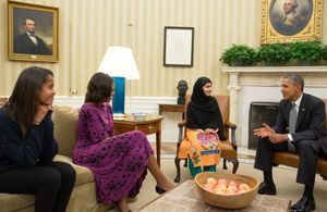 La famille Obama reçoit Malala à la Maison Blanche