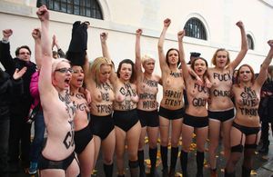 Sept Femen jugées pour « exhibition sexuelle », dont Inna Shevchenko