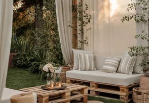 Rideaux d'extérieur : 7 façons de les adopter pour un extérieur élégant et intimiste