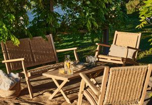 Un salon de jardin pliable pour gagner de la place