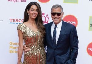 À Londres, Amal Clooney fait renaître le glamour hollywoodien dans une robe à paillettes vintage