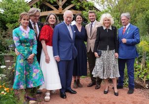 À Londres, David Beckham retrouve le roi Charles III et Camilla au Chelsea Flower Show