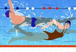 Après le « manspreader », voici le « mansplashing », ou l'enfer de nager avec des hommes