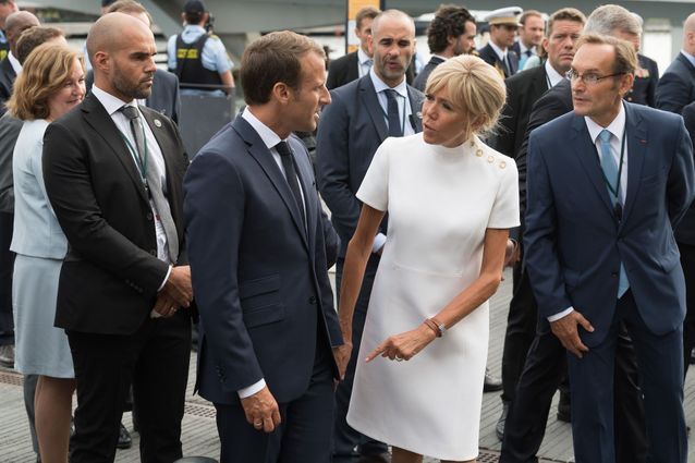 Brigitte Looks Première Dame Ou BlancLa Rouge Photos MacronEn osBQCxdthr