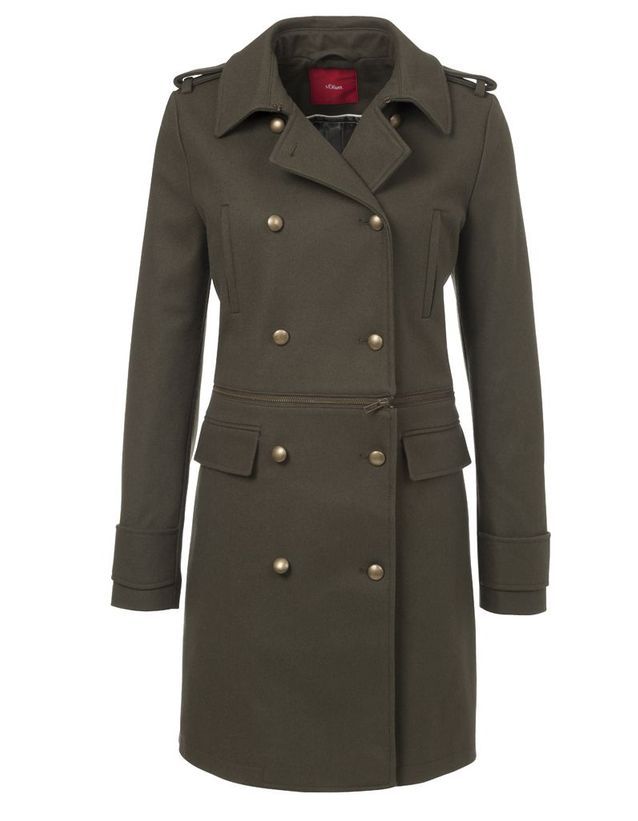 Manteau Manteaux Elle Kaki Pour Stylé Hiver 14 Un Officier qUzGSVpLM