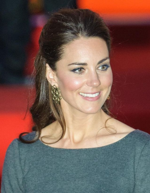 Coiffure élégante Kate Middleton