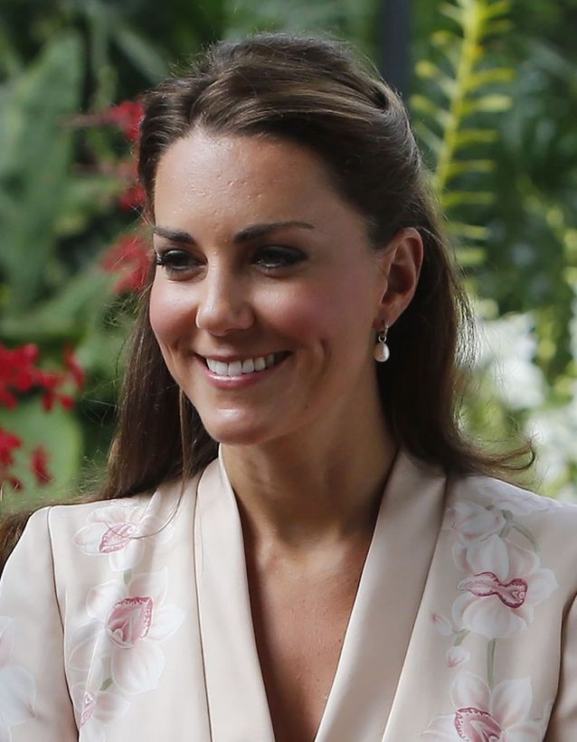 Coiffure Kate Middleton classique 