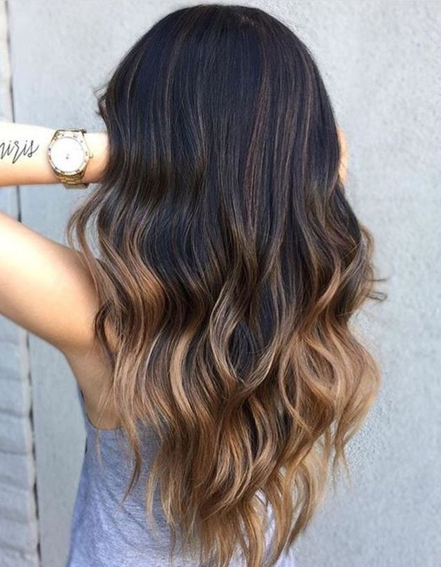 Ombre Hair Brune Ombre Hair Les Plus Beaux Degrades De Couleur Elle