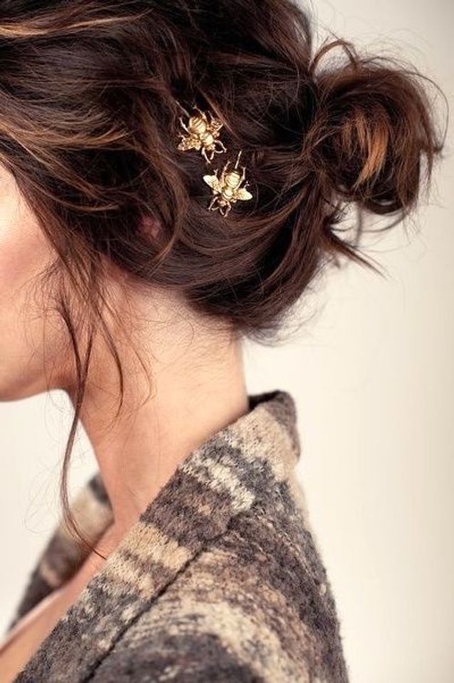 Chignon Coiffe Decoiffe Facile 15 Jolis Chignons Coiffes