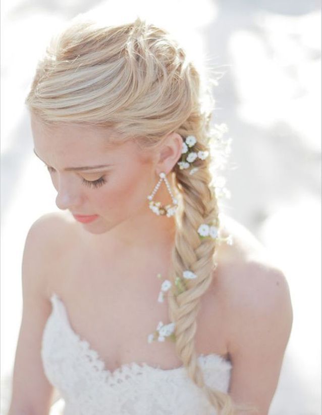 Coiffure De Mariee Tresse Epi Les Plus Jolies Coiffures De