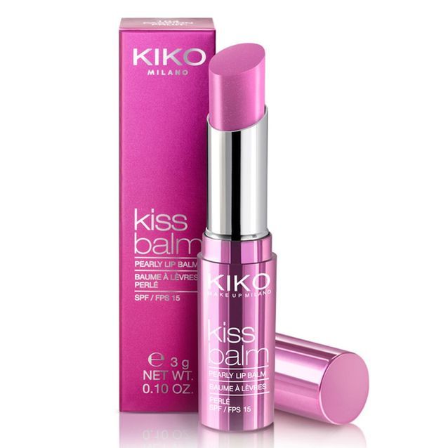 Baume à lèvres nacré, Pink Grapefruit, Kiko 10 baumes colorés pour