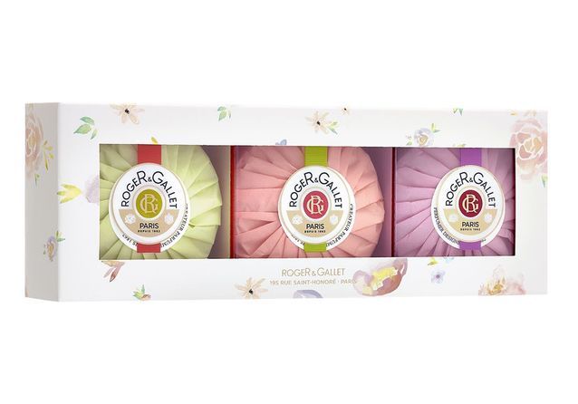 Coffret de trois savons parfumés, Roger & Gallet