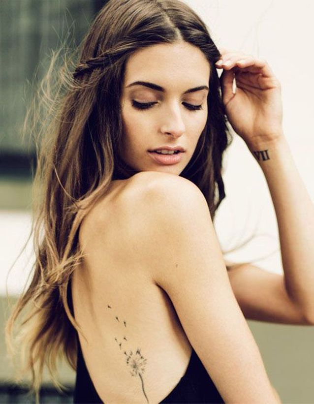 Idee Tatouage Un Delicat Pissenlit Les 40 Plus Beaux Tatouages De Pinterest Elle