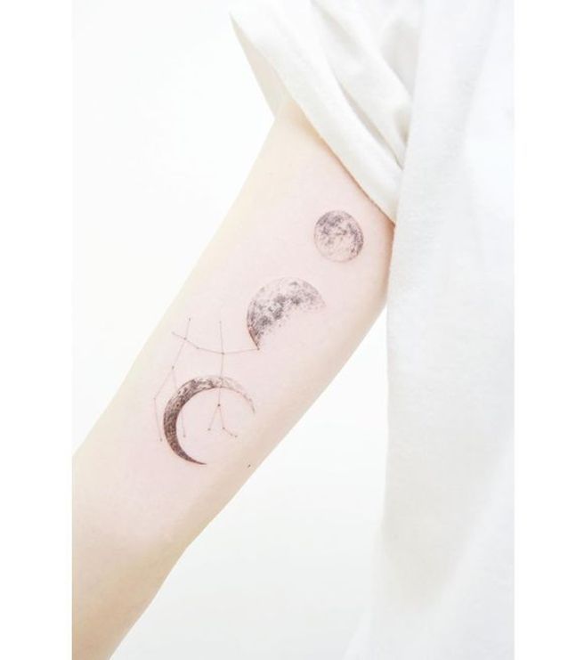Tatouage Constellation Lune Tatouage Constellation 15