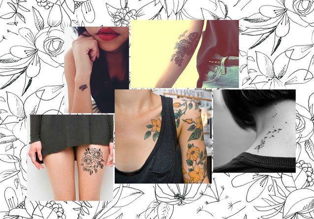 20 tatouages fleuris qui font envie 