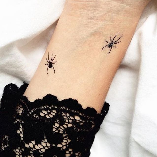 Tatouage halloween araignée - 25 idées de tatouages Halloween pour