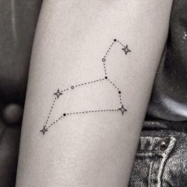 Tatouage Signe Astrologique Lion Constellation Quel