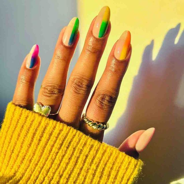Here are the 10 most popular manicures of the moment on Instagram 12 The multicolored manicure