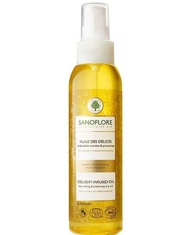 Beaute soin huile seche corps cheveux Sanoflore - 10 huiles