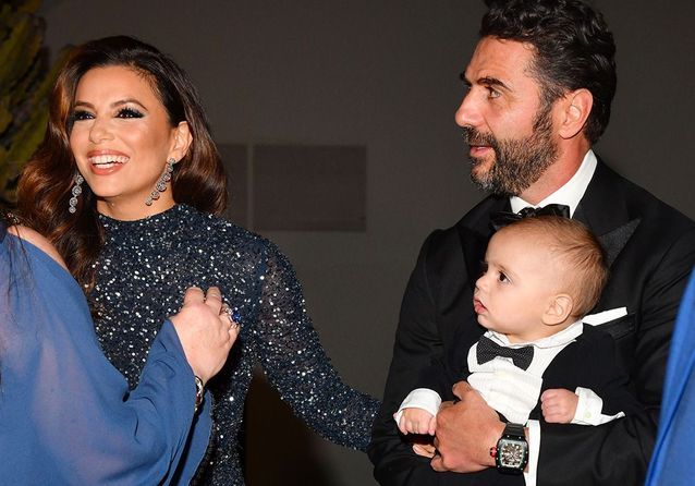 Cannes 2019 : Eva Longoria et son fils Santiago en smoking au Global Gift Gala