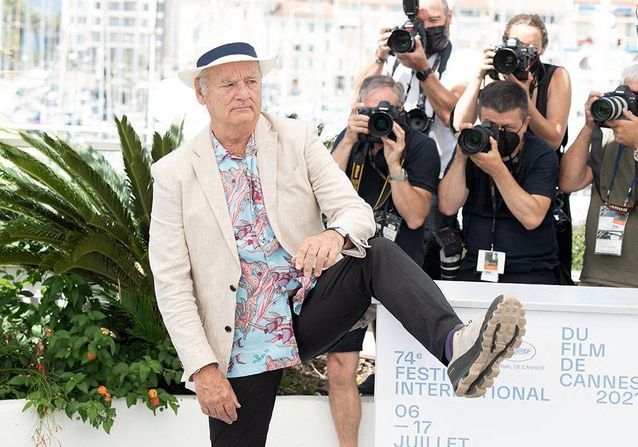 Cannes 2021 : Bill Murray et Tilda Swinton, exubérants sur la Croisette