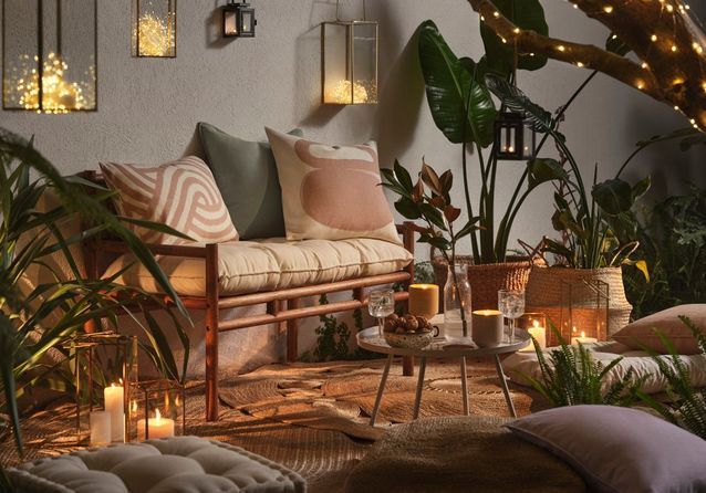 Une terrasse cosy avec les nouveautés H&M Home