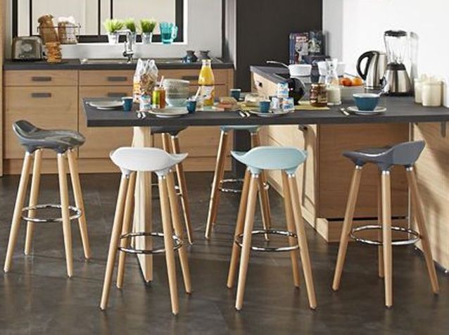 Tabouret de petit siège en bois pour enfants, tabouret de marche