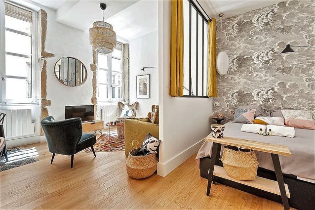 Une Semi Cloison Vitree Pour Separer La Chambre Du Salon Apres