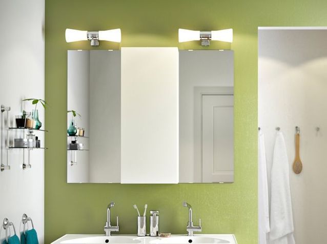 Miroir luminaire pour salle de bain