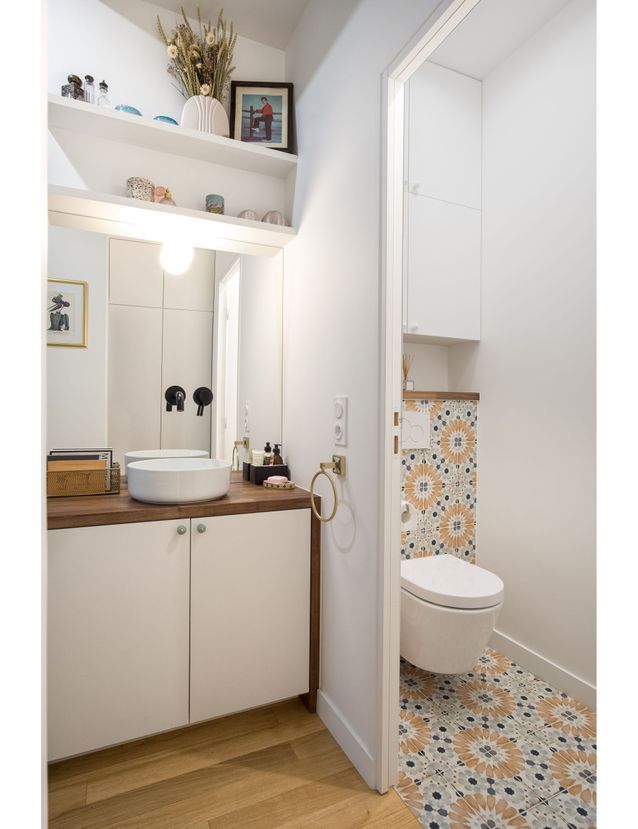 Cement tile toilets